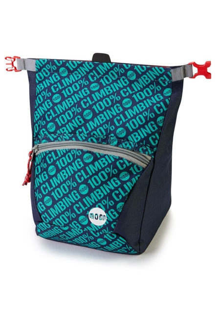 Moon Bouldering Chalk Bag-100% Indigo