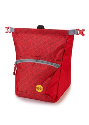 Moon Bouldering Chalk Bag-100% Red