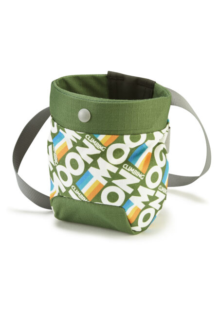 Moon Sport Bouldering Chalk Bag - Retro Stripe - Green
