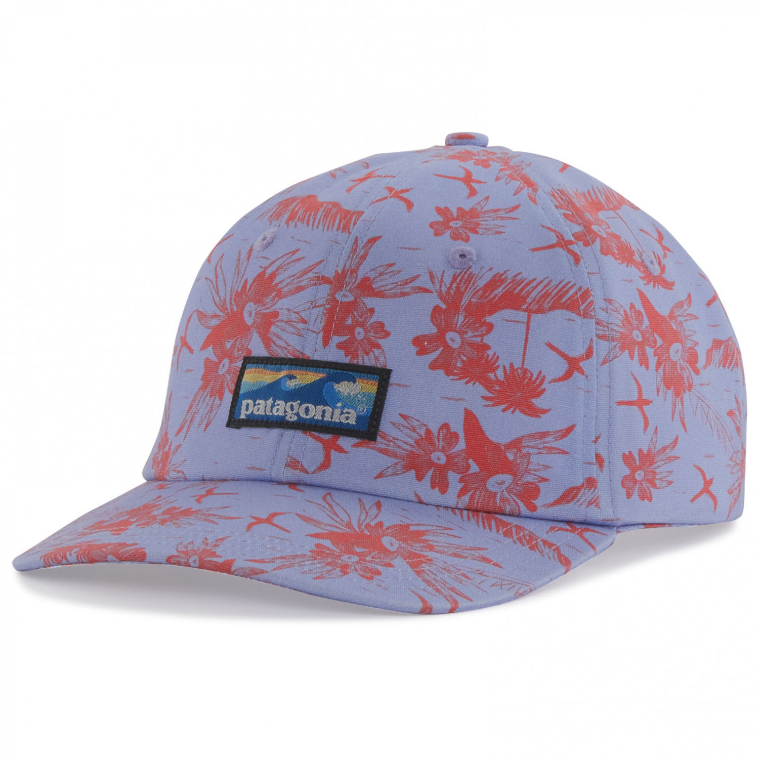 Patagonia – Label Trad Cap faria current blue - Sofa Boulder